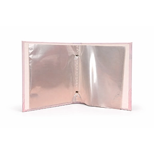 Disponível para 40, 80 ou 120 fotos, contendo sacos plásticos tipo cristal transparente.
